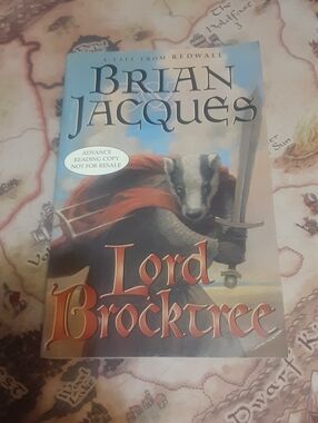 Lord Brocktree ARC advance reader copy by Brian Jacques trade paperback book . H